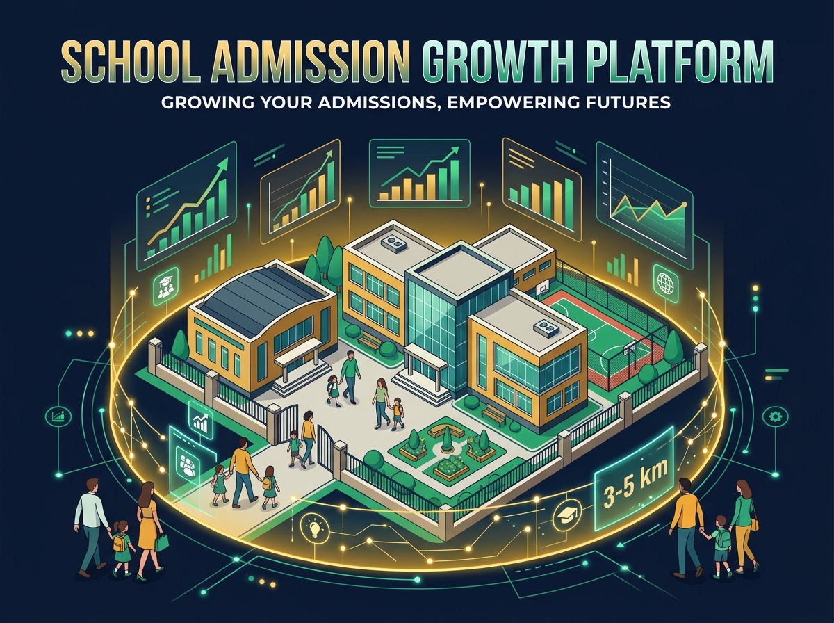 School Admission Growth System Illustration